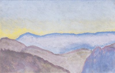 Paysage de Semmering avec vue sur le Rax - Koloman Moser